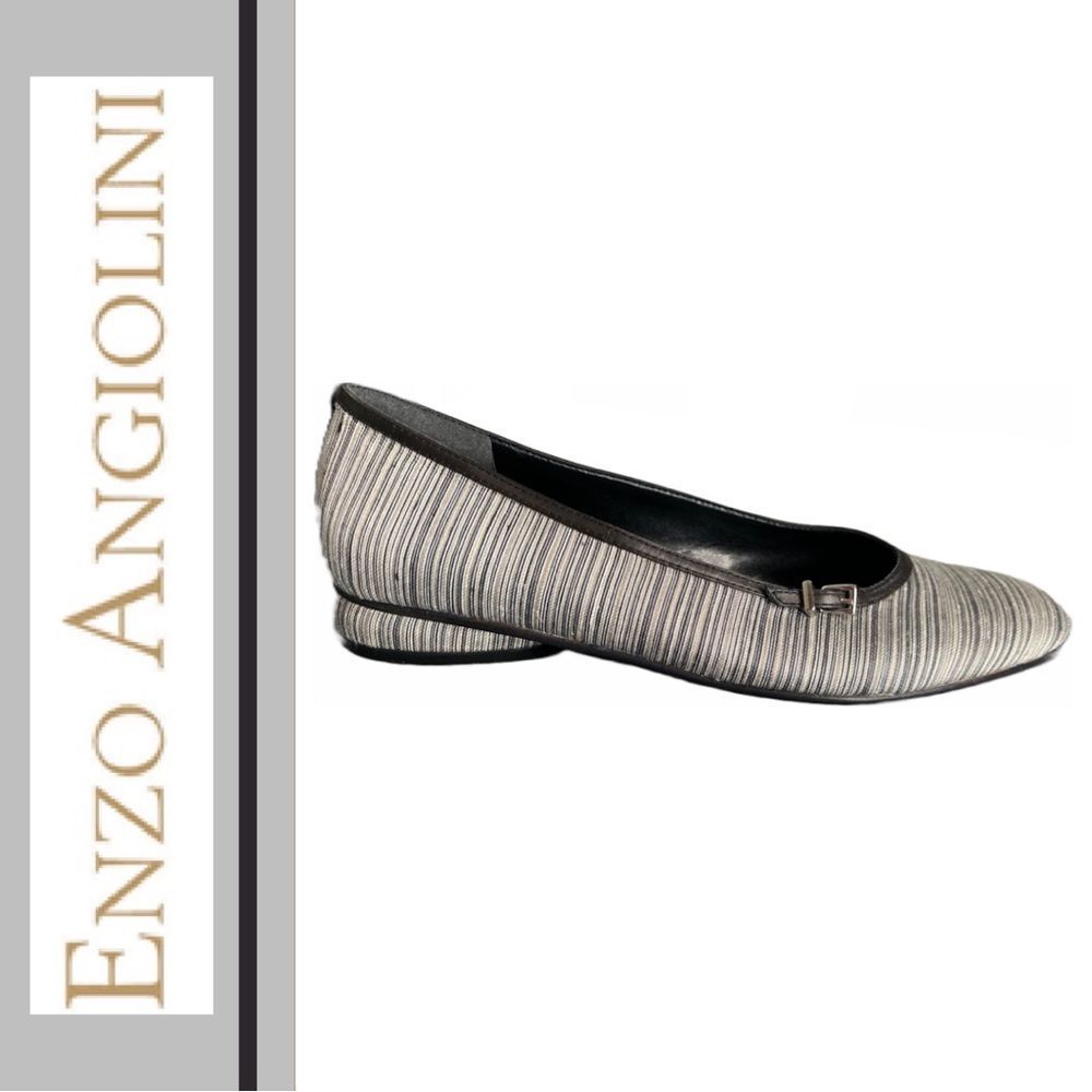 Enzo Angiolini‎ Women’s Striped Flats - Size 6